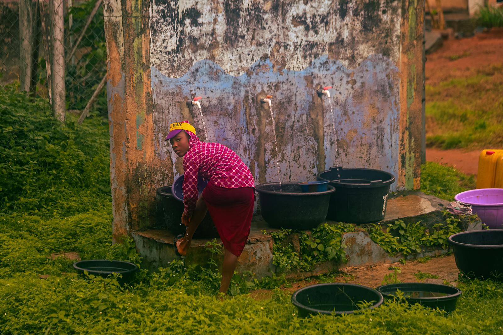 Village life and water access